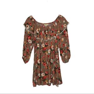 Kori Floral Boho Off Shoulder Blouse